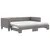 Produktbild 2 för Dagbädd utdragbar med madrasser taupe 90x200 cm tyg