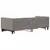 Produktbild 5 för Dagbädd utdragbar med lådor taupe 80x200 cm tyg