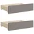 Produktbild 9 för Dagbädd utdragbar med lådor taupe 80x200 cm tyg