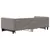 Produktbild 5 för Dagbädd utdragbar med lådor taupe 90x200 cm tyg