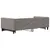 Produktbild 5 för Dagbädd utdragbar med lådor taupe 100x200 cm tyg