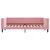 Produktbild 4 för Dagbädd med madrass rosa 80x200 cm sammet