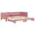 Produktbild 2 för Dagbädd med extrabädd rosa 100x200 cm sammet