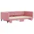 Produktbild 3 för Dagbädd med extrabädd rosa 100x200 cm sammet