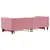 Produktbild 5 för Dagbädd utdragbar med lådor rosa 80x200 cm sammet
