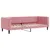 Produktbild 6 för Dagbädd utdragbar med lådor rosa 80x200 cm sammet