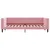 Produktbild 7 för Dagbädd utdragbar med lådor rosa 80x200 cm sammet