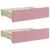 Produktbild 9 för Dagbädd utdragbar med lådor rosa 80x200 cm sammet