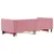 Produktbild 5 för Dagbädd utdragbar med lådor rosa 90x200 cm sammet