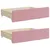 Produktbild 9 för Dagbädd utdragbar med lådor rosa 90x200 cm sammet