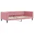 Produktbild 6 för Dagbädd utdragbar med lådor rosa 100x200 cm sammet