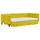 Dagbädd utdragbar med lådor gul 100x200 cm sammet