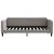Produktbild 7 för Dagbädd utdragbar med lådor taupe 80x200 cm tyg