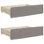 Produktbild 9 för Dagbädd utdragbar med lådor taupe 90x200 cm tyg