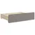 Produktbild 6 för Dagbädd utdragbar med lådor taupe 100x200 cm tyg