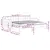 Produktbild 12 för Dagbädd utdragbar med madrasser gul 90x200 cm sammet