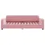 Produktbild 7 för Dagbädd utdragbar med lådor rosa 100x200 cm sammet