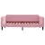 Produktbild 4 för Dagbädd med madrass rosa 90x200 cm sammet