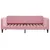 Produktbild 4 för Dagbädd med madrass rosa 100x200 cm sammet
