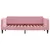 Produktbild 7 för Dagbädd utdragbar rosa 90x200 cm sammet
