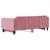Produktbild 5 för Dagbädd utdragbar rosa 100x200 cm sammet