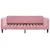Produktbild 7 för Dagbädd utdragbar rosa 100x200 cm sammet