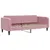 Produktbild 6 för Dagbädd utdragbar med lådor rosa 80x200 cm sammet
