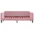 Produktbild 7 för Dagbädd utdragbar med lådor rosa 80x200 cm sammet