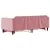 Produktbild 5 för Dagbädd utdragbar med lådor rosa 90x200 cm sammet