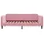Produktbild 7 för Dagbädd utdragbar med lådor rosa 100x200 cm sammet