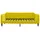 Dagbädd utdragbar med lådor gul 100x200 cm sammet