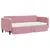 Produktbild 3 för Dagbädd utdragbar med lådor rosa 80x200 cm sammet