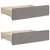 Produktbild 9 för Dagbädd utdragbar med lådor taupe 100x200 cm tyg