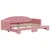 Produktbild 2 för Dagbädd utdragbar rosa 80x200 cm sammet