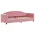 Produktbild 6 för Dagbädd utdragbar rosa 80x200 cm sammet