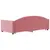 Produktbild 5 för Dagbädd utdragbar rosa 90x200 cm sammet