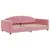 Produktbild 6 för Dagbädd utdragbar rosa 100x200 cm sammet