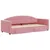 Produktbild 3 för Dagbädd utdragbar med lådor rosa 80x200 cm sammet