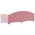 Produktbild 5 för Dagbädd utdragbar med lådor rosa 80x200 cm sammet