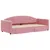 Produktbild 3 för Dagbädd utdragbar med lådor rosa 90x200 cm sammet