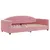 Produktbild 4 för Dagbädd utdragbar med lådor rosa 90x200 cm sammet