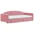Produktbild 3 för Dagbädd utdragbar med lådor rosa 100x200 cm sammet