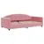 Produktbild 4 för Dagbädd utdragbar med lådor rosa 100x200 cm sammet