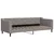 Produktbild 3 för Dagbädd med madrass taupe 80x200 cm tyg
