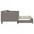 Produktbild 8 för Dagbädd utdragbar taupe 80x200 cm tyg