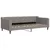 Produktbild 4 för Dagbädd utdragbar med madrasser taupe 90x200 cm tyg