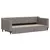 Produktbild 3 för Dagbädd utdragbar med lådor taupe 80x200 cm tyg