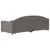 Produktbild 5 för Dagbädd utdragbar med lådor taupe 80x200 cm tyg