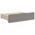 Produktbild 10 för Dagbädd utdragbar med lådor taupe 90x200 cm tyg