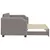 Produktbild 4 för Dagbädd utdragbar taupe 80x200 cm tyg
